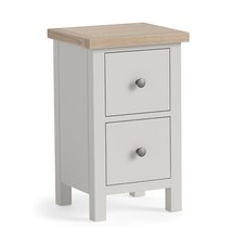 Light Grey Narrow Bedside